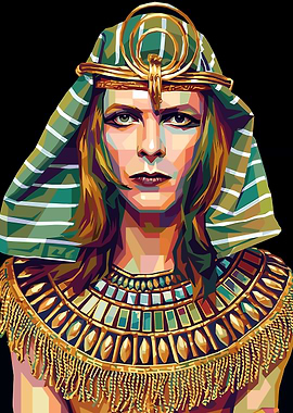 David Bowie as Egyptian Pharaoh