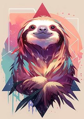 Cosmic Sloth Portrait