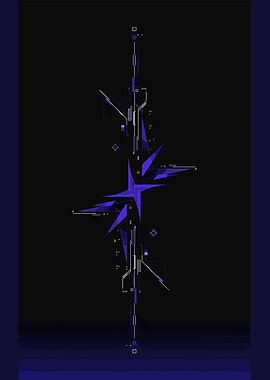 Futuristic Abstract Starburst