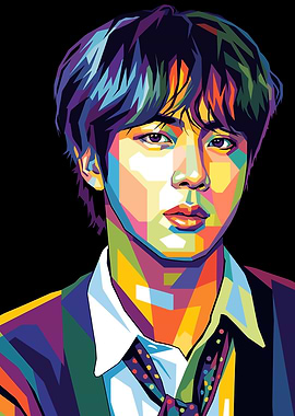 JIN Of BTS Pop Art