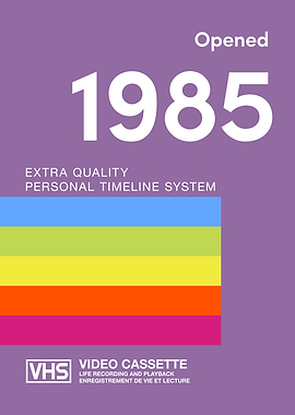 Opened 1985: VHS Video Cassette