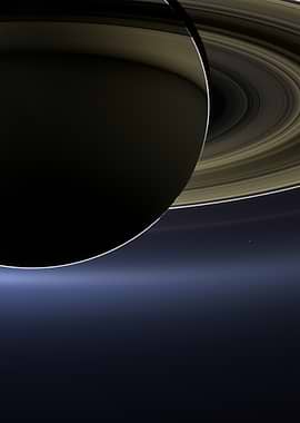Saturn's Rings and Earth