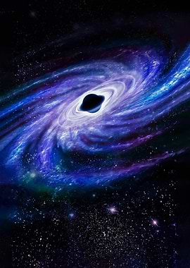 Black Hole Galaxy Swirl