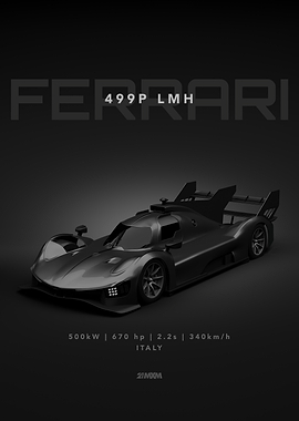 Ferrari 499P LMH Car