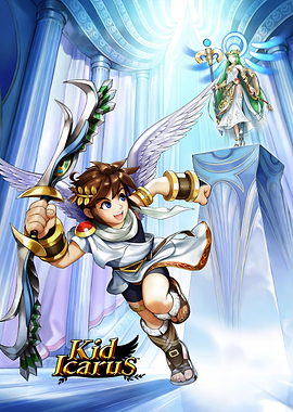 Kid Icarus Uprising Pit and Palutena