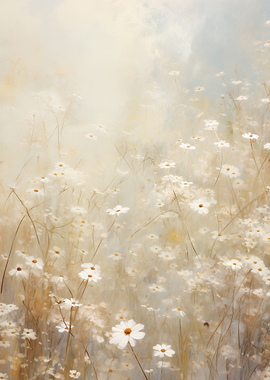 Soft Focus Daisy Field