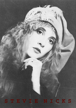 Stevie Nicks Portrait with Hat