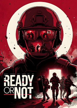 Ready or Not Game Tactical Ops Soldier Illustration