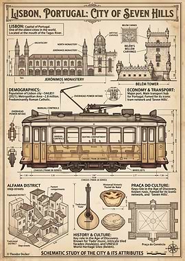 Schematic Study of Lisbon