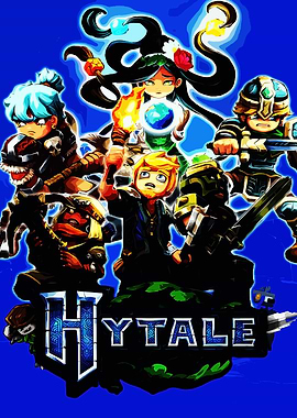 Hytale Game Characters and Logo