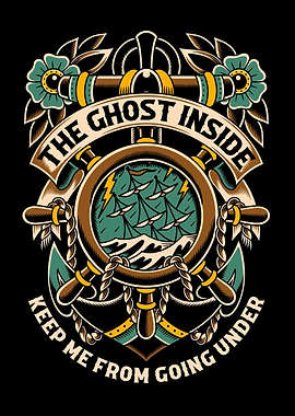 The Ghost Inside Ship Anchor Art