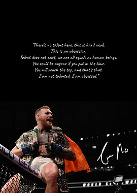 Conor McGregor Championship Quote