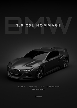 BMW 3.0 CSL Hommage Concept Car