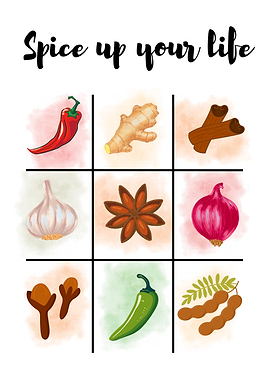 Spice Up Your Life Tic-Tac-Toe