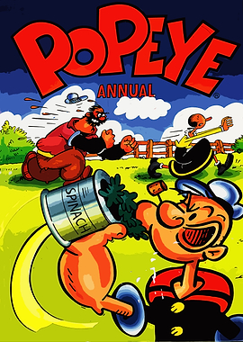 Popeye Annual Cover Art
