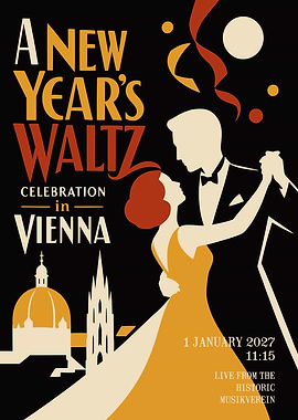 New Year's Waltz Celebration in Vienna