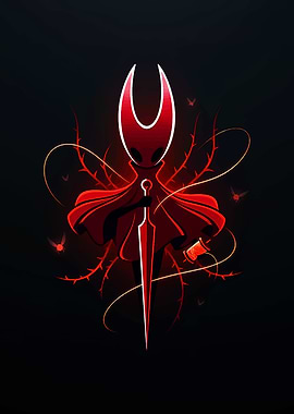 Hollow Knight Silksong Hornet Minimalist
