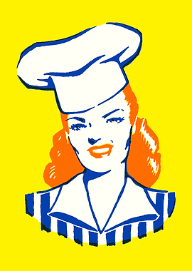 Retro Chef Woman