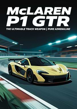 McLaren P1 GTR on Track