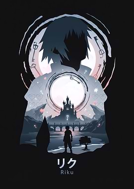 Riku Kingdom Hearts Silhouette Art
