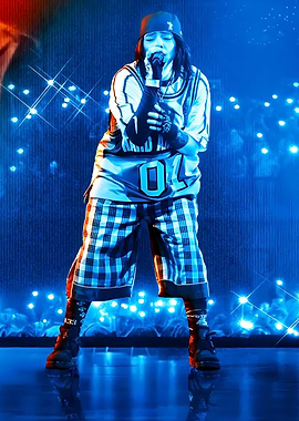 Singer Performing on Stage