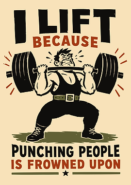 Gym Humor Poster Print