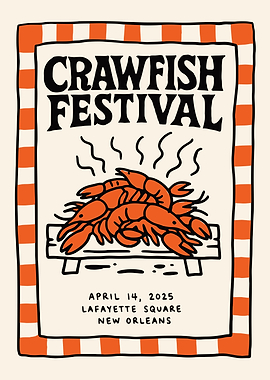 Crawfish Festival Poster