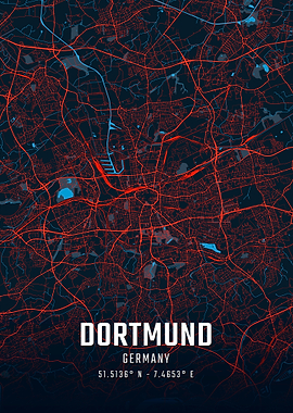 Dortmund City Map