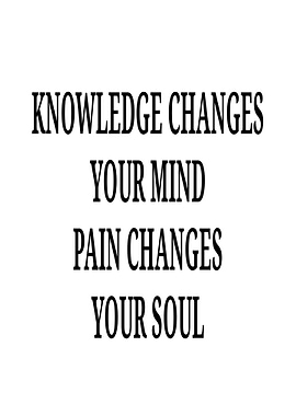 Knowledge and Pain Quote