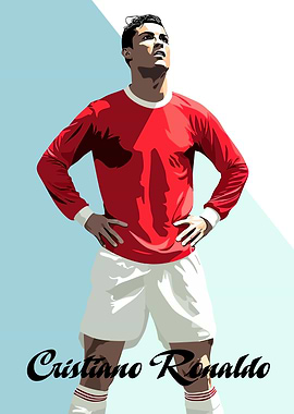Cristiano Ronaldo in Red Jersey