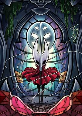 Hornet in Stained Glass Style
