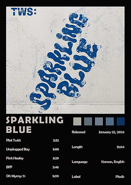 TWS Sparkling Blue Album Art