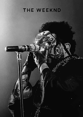 The Weeknd Performing in Mask
