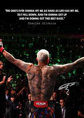 Charles Oliveira Motivational Quote