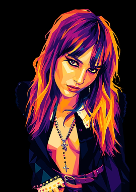 Pop Art Portrait of a Woman