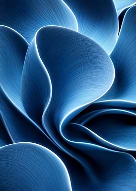 Abstract Blue Swirls