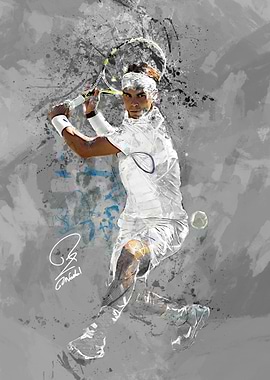 Rafael Nadal Tennis Art