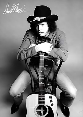 David Allan Coe Star with Guitar