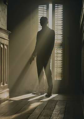Man in Dramatic Light
