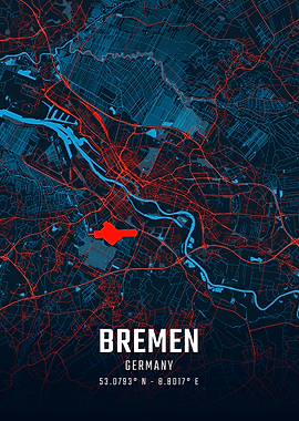 Bremen City Map