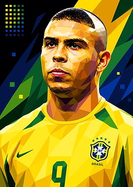 Ronaldo Pop Art Portrait