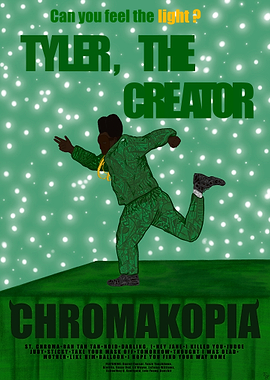 Tyler, The Creator Chromakopia World Tour Poster