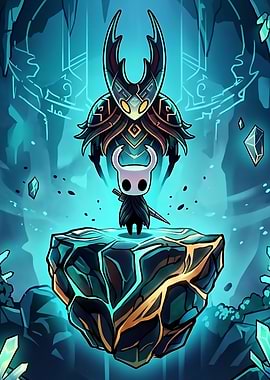 Hollow Knight Characters in Blue Cave