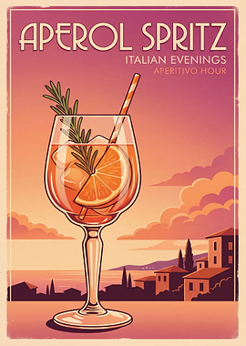 Aperol Spritz Italian Evening