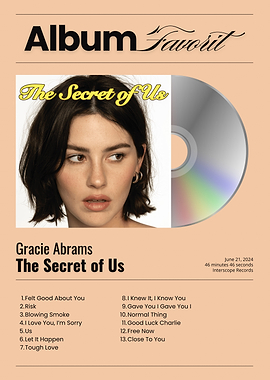 Gracie Abrams The Secret of Us Album Cover