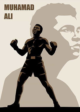 Muhamad Ali Boxing Poster