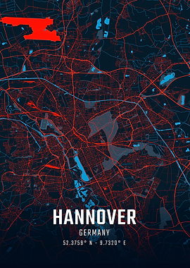 Hannover City Map