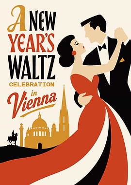 New Year's Waltz Celebration in Vienna