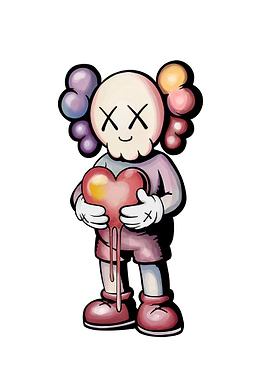 KAWS Companion with Melting Heart