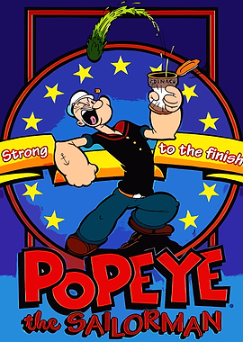 Popeye the Sailor Man with Spinach